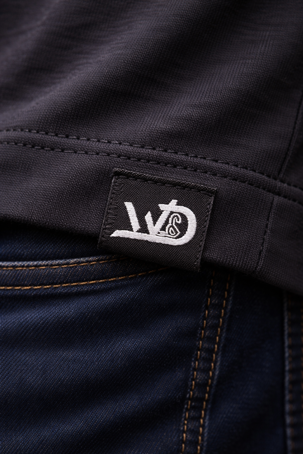 Quiet Strength black t-shirt by WEAR & DEWW