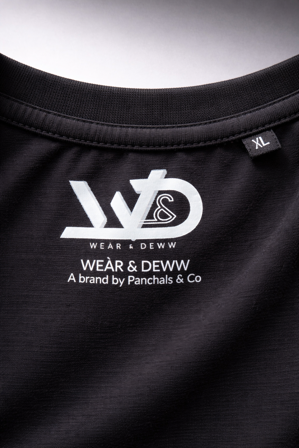 Quiet Strength black t-shirt by WEAR & DEWW