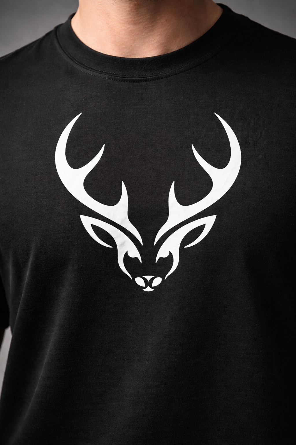 Quiet Strength black t-shirt by WEAR & DEWW