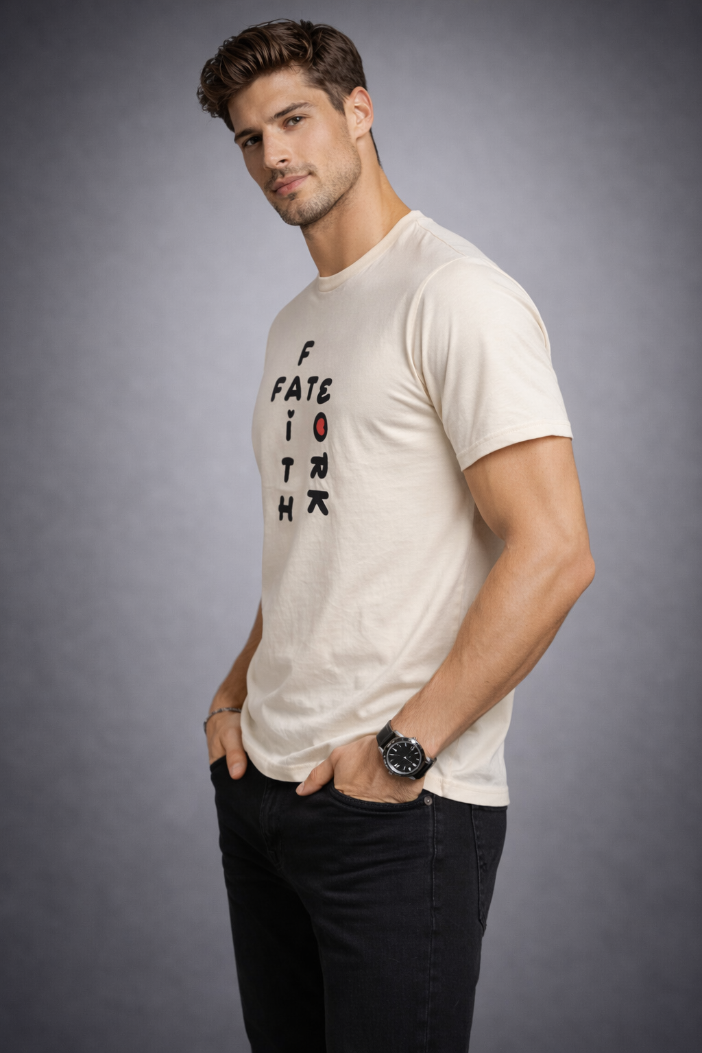 Conviction off white graphic t-shirt by WEAR & DEWW